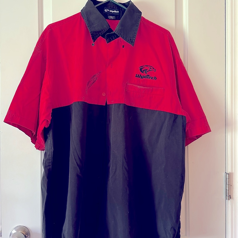 WyoTech Technical Institute uniform shirt